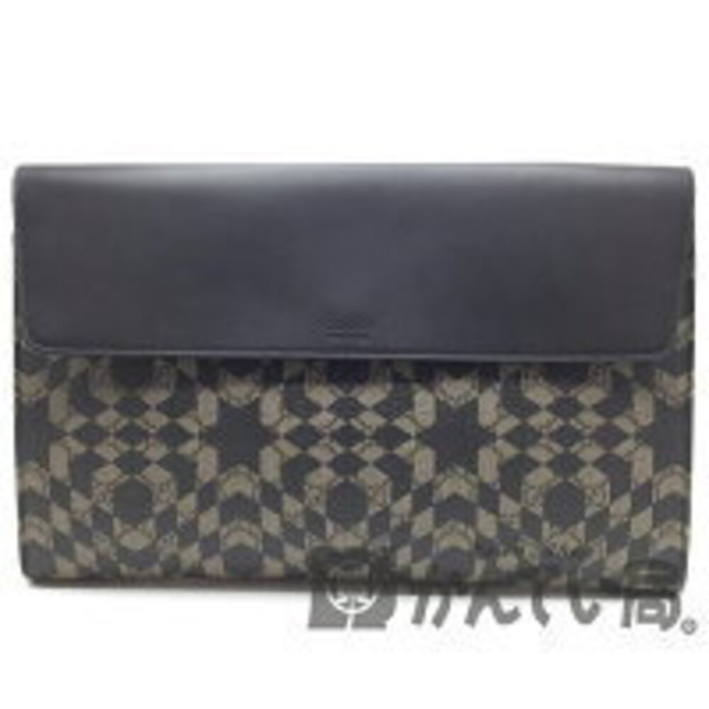 GUCCI GG Kaleido Portfolio Clutch Bag Supreme Star Plus Black Beige